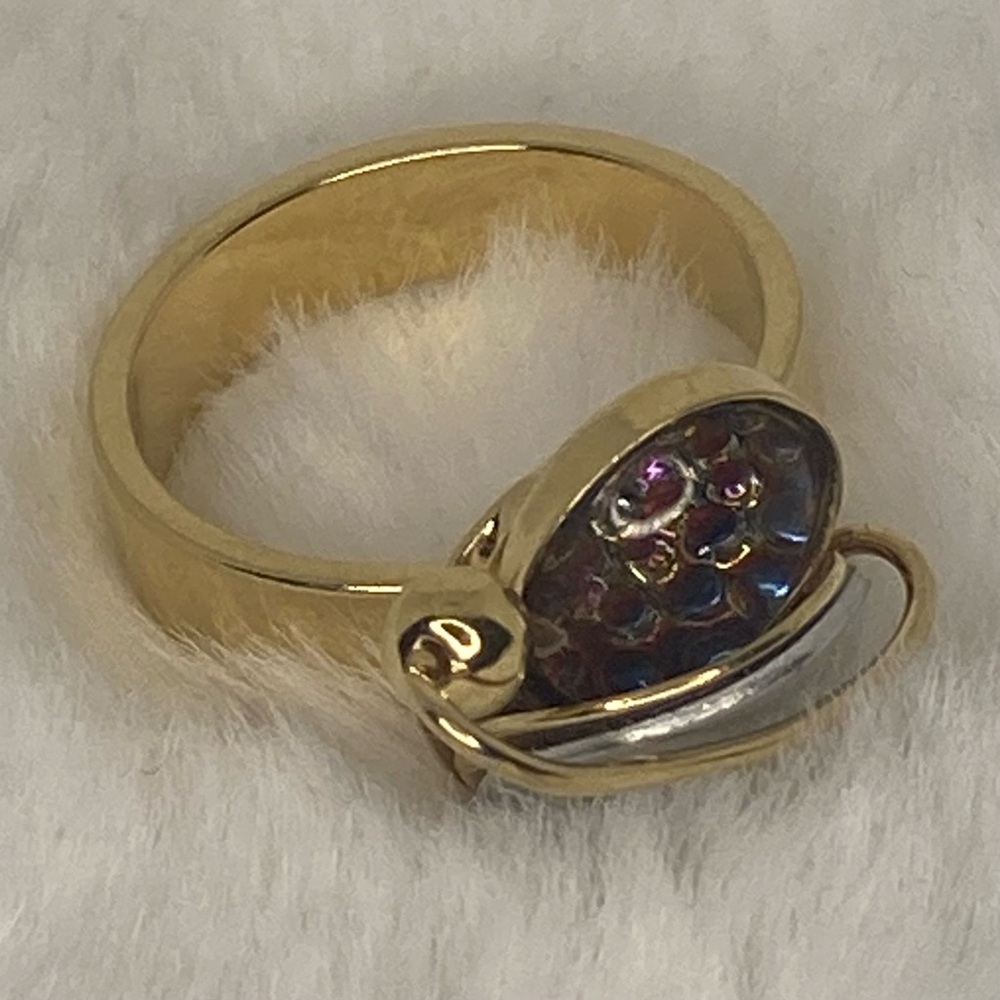 Christophe Poly Sophisticated Statement Ring - image 1